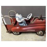 Vtg City Fire Dept. Kiddie Car
