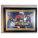 CM Coolidge Bold Bluff Dogs Framed Print