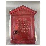 Antique Cast Iron Gamewell Fire Alarm Box