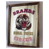 Brandï¿½s Bengal Tigers Circus Mirror Sign