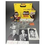 Mighty Malt, A & W Glasses & Masons