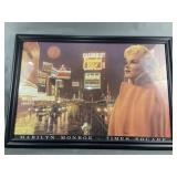 Marilyn Monroe Times Square Framed Poster