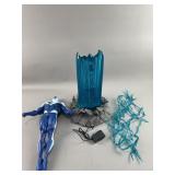 Blue Superman Collectible Statue Figure Art