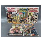 DC & Marvel Sgt Rick & Sgt Fury Comic Books