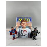 Final Issue MAD Mag. & Alfred Newman Figures