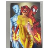 Iceman, Firestar & Spider-Man Artist Signed Poster