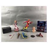 DC The Flash PVC Statue, Misc Broken Parts & More!