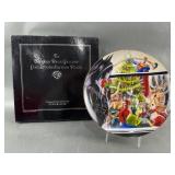 Signed Christmas w/ JLA LE Collectors Plate