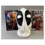 Deadpool Mask & Comic Books