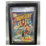 Framed Where Mosnters Dwell #1 Graded Comic
