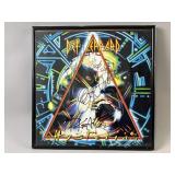 Signed Copy of Def Leopard Hysteria With COA