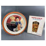 Orange Crush Soda Tray & Pepsi Collectibles Book