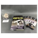 Signed Denny McLain Book, Baseball & More!