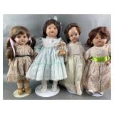 Vintage & Antique Dolls On Stand