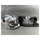 Signed Xavier Legette Caroluna Panthers Helmet