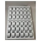 2 Large Watch Or Bracelet Display Cases