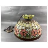 Tiffany Style Large Hanging Floral Pendant Lamp