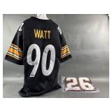 TJ Watt, Clinton Portis Signed NFL Jerseys
