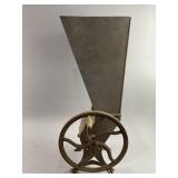 Antq Cast Iron Alaska Ice Crusher Single Wheel