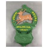 John Deere Cast Iron Mail Box Letter Holder