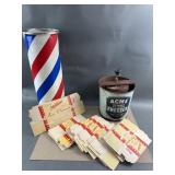 1920ï¿½s ACME Ice Cream Freezer Churn Bucket &More