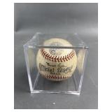 Offic. League Horsehide Vtg. Team Signed Baseball