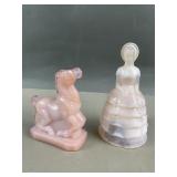 Boyd Pink Glass Joey & Summit Art Glass