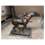 Bronze Sculpture Derby Winner By Rentini 1923