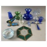 Stained Glass, Crystal Perfume Bottle & More