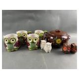 Hand Painted Ceramic Mugs, MCM Beam Pot&More