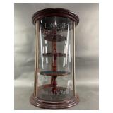 Antique Revolving Store Display Cutlery Showcase