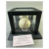 Signed Boston Red Sox Ball With COA