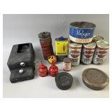 Harley Davidson Beer Cans, Vtg. Motor Oil & More