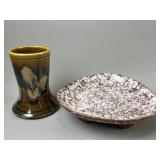 MCM Signed Bill Stuart Vase & Napco Dish