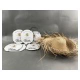 Welcome To Our Hive Signs & Woven Beacomberhat