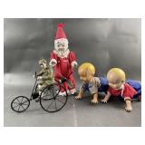 Wind Up Crawling Dolls & More Vintage Toys