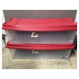 Sterlite Plastic Rolling Storage Containers Large