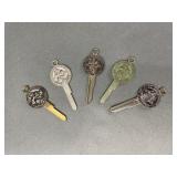 St Christopher Key Blanks Set of Five