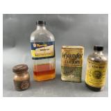 Ant & Vtg household Cleaner Bottles & Detroit MI