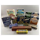 Collection of Vintage Laundry Soap Boxes & More