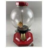 Vtg Carousel Gumball Machine with Lock No Key