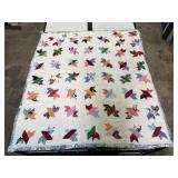 Vintage Square Butterfly Quilt