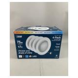 4pk Feit Electric 5-6in LED Recessed Downlights