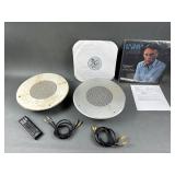 Jensen Ceiling Mount Speakers, RCA Cords & Vinyl