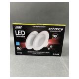 2 Pack Of FEIT Electric  LED Dimmable