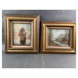 Signed Vintage Oil Paintings