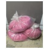 3 New Pink Bean Bags