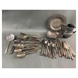 Vintage Silver-Plated Flatware & Serving Pieces