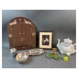 Mexico & Japan Art, Teapot, Silverplate & More