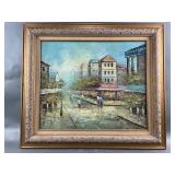 Signed & Framed Oil Painting  By L. Alexis